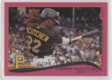 2014 Topps - [Base] - Pink #452 - Award Winner - Andrew McCutchen /50