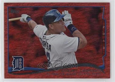 2014 Topps - [Base] - Red Hot Foil #149 - Season Highlights Checklist - Miguel Cabrera (30 HR/90 RBI Before All-Star Break)