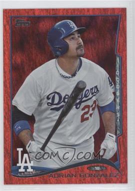 2014 Topps - [Base] - Red Hot Foil #204 - Adrian Gonzalez