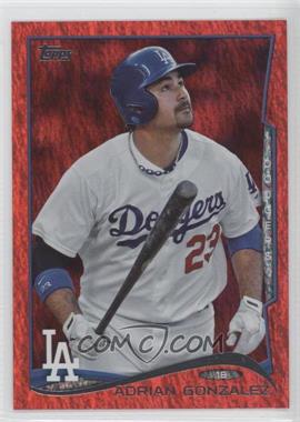 2014 Topps - [Base] - Red Hot Foil #204 - Adrian Gonzalez