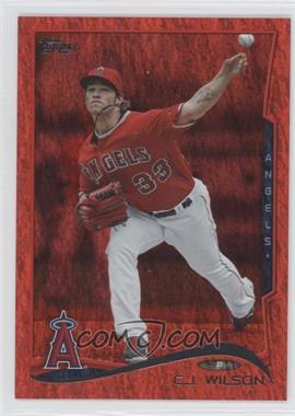 2014 Topps - [Base] - Red Hot Foil #257 - C.J. Wilson