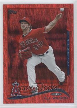 2014 Topps - [Base] - Red Hot Foil #257 - C.J. Wilson