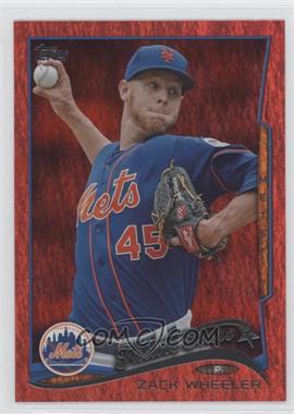 2014 Topps - [Base] - Red Hot Foil #266 - Future Stars - Zack Wheeler