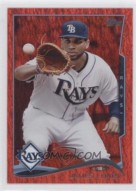 2014 Topps - [Base] - Red Hot Foil #328 - James Loney