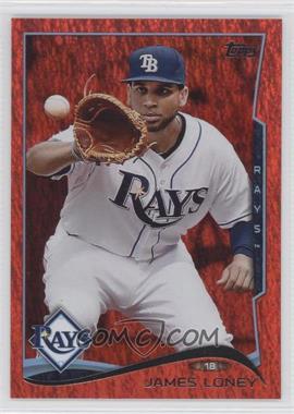 2014 Topps - [Base] - Red Hot Foil #328 - James Loney