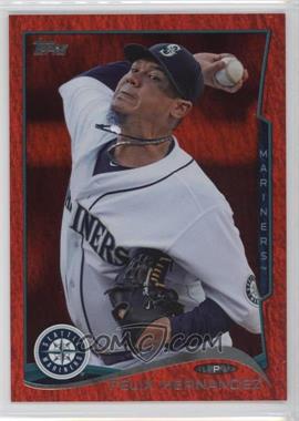 2014 Topps - [Base] - Red Hot Foil #401 - Felix Hernandez