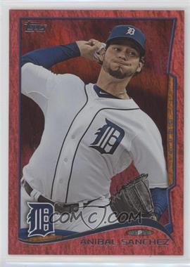 2014 Topps - [Base] - Red Hot Foil #81 - Anibal Sanchez