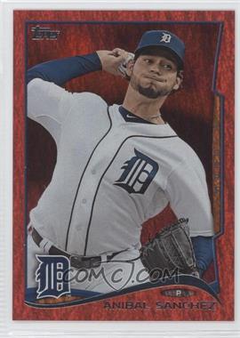 2014 Topps - [Base] - Red Hot Foil #81 - Anibal Sanchez