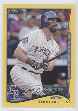 2014 Topps - [Base] - Retail Yellow #17 - Todd Helton