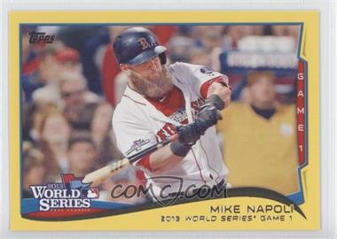 2014 Topps - [Base] - Retail Yellow #22 - World Series Highlights - Mike Napoli