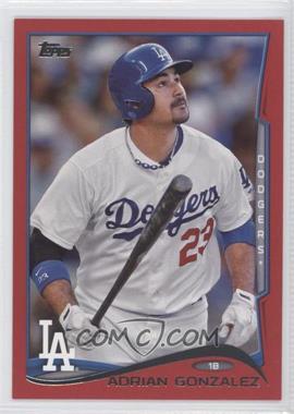 2014 Topps - [Base] - Target Red #204 - Adrian Gonzalez