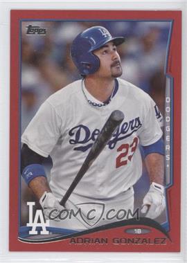 2014 Topps - [Base] - Target Red #204 - Adrian Gonzalez