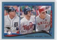 League Leaders - Miguel Cabrera, Joe Mauer, Mike Trout