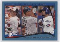 League Leaders - Chris Davis, Miguel Cabrera, Edwin Encarnacion