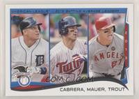 League Leaders - Miguel Cabrera, Joe Mauer, Mike Trout