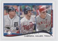 League Leaders - Miguel Cabrera, Joe Mauer, Mike Trout