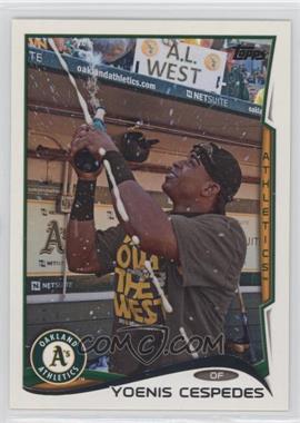 2014 Topps - [Base] #14.2 - Yoenis Cespedes (Dark Shirt)