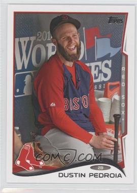 2014 Topps - [Base] #166.4 - Dustin Pedroia (In Dugout)