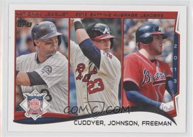 2014 Topps - [Base] #237 - League Leaders - NL Batting Average Leaders (Michael Cuddyer, Chris Johnson, Freddie Freeman)