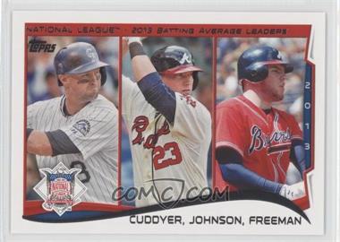 2014 Topps - [Base] #237 - League Leaders - NL Batting Average Leaders (Michael Cuddyer, Chris Johnson, Freddie Freeman)