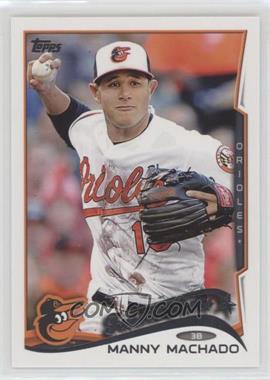 2014 Topps - [Base] #24.3 - Manny Machado (Sabermetric Stat Back)