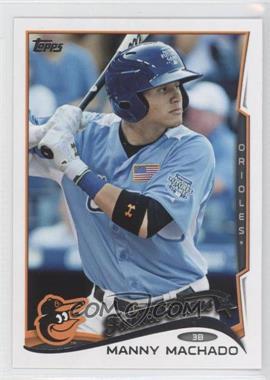 2014 Topps - [Base] #24.4 - Manny Machado (Blue Jersey)