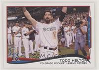 Season Highlights Checklist - Todd Helton