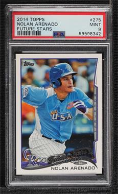 2014 Topps - [Base] #275.3 - Nolan Arenado (Future Stars) [PSA 9 MINT]