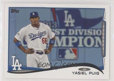 2014 Topps - [Base] #331.3 - Yasiel Puig (Standing)