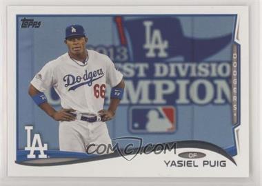 2014 Topps - [Base] #331.3 - Yasiel Puig (Standing)