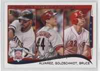 League Leaders - Pedro Alvarez, Paul Goldschmidt, Jay Bruce