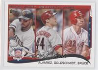 League Leaders - Pedro Alvarez, Paul Goldschmidt, Jay Bruce