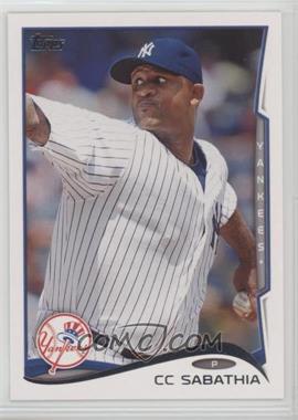 2014 Topps - [Base] #457.1 - CC Sabathia (Base) [Noted]