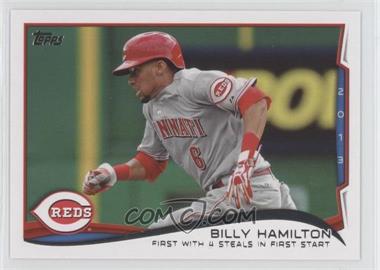 2014 Topps - [Base] #478 - Season Highlights Checklist - Billy Hamilton