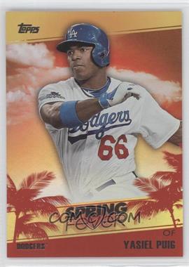 2014 Topps - Card Shop Promotion Spring Fever #SF-25 - Yasiel Puig