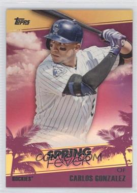 2014 Topps - Card Shop Promotion Spring Fever #SF-5 - Carlos Gonzalez