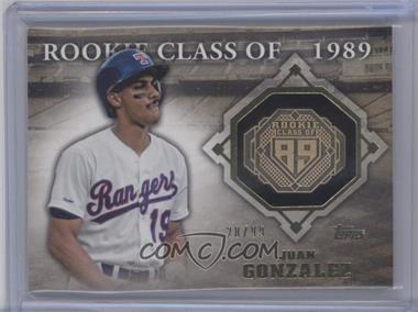 2014 Topps - Class Rings - Gold #CR-42 - Juan Gonzalez /99