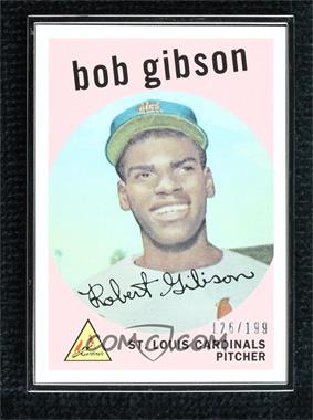 2014 Topps - Framed Rookie Reprints - Black #514 - Bob Gibson /199