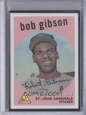 2014 Topps - Framed Rookie Reprints - Black #514 - Bob Gibson /199