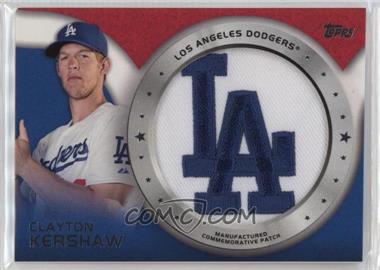 2014 Topps - Manufactured Commemorative Patch #CP-18 - Clayton Kershaw