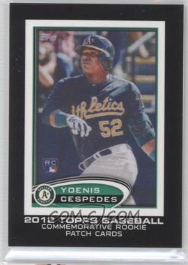 2014 Topps - Manufactured Commemorative Rookie Patch #RCP-17 - Yoenis Cespedes