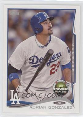 2014 Topps - Power Players #PP-39 - Adrian Gonzalez