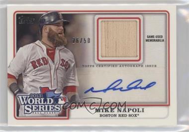 2014 Topps - World Series Champions - Autographed Relics #WCAR-MN - Mike Napoli /50