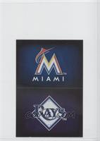 Miami Marlins (Florida Marlins) Team, Tampa Bay (Devil) Rays Team