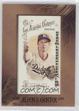 2014 Topps Allen & Ginter's - [Base] - 2015 Buyback Mini Framed 10th Anniversary Issue #78 - Zack Greinke