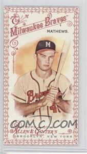 2014 Topps Allen & Ginter's - [Base] - Mini Red Bordered #143 - Eddie Mathews /33