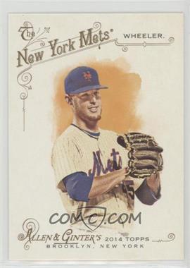 2014 Topps Allen & Ginter's - [Base] #200 - Zack Wheeler