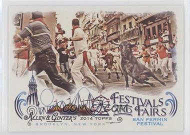 2014 Topps Allen & Ginter's - Festivals and Fairs #FAF-07 - San Fermin Festival