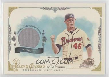 2014 Topps Allen & Ginter's - Full Size Relics #FSR-CKI - Craig Kimbrel