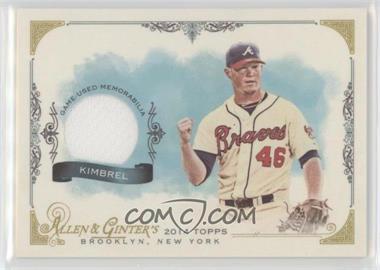 2014 Topps Allen & Ginter's - Full Size Relics #FSR-CKI - Craig Kimbrel